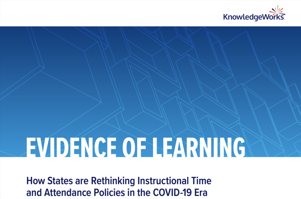 title block of the KnowledgeWorks report "Evidence of Learning"